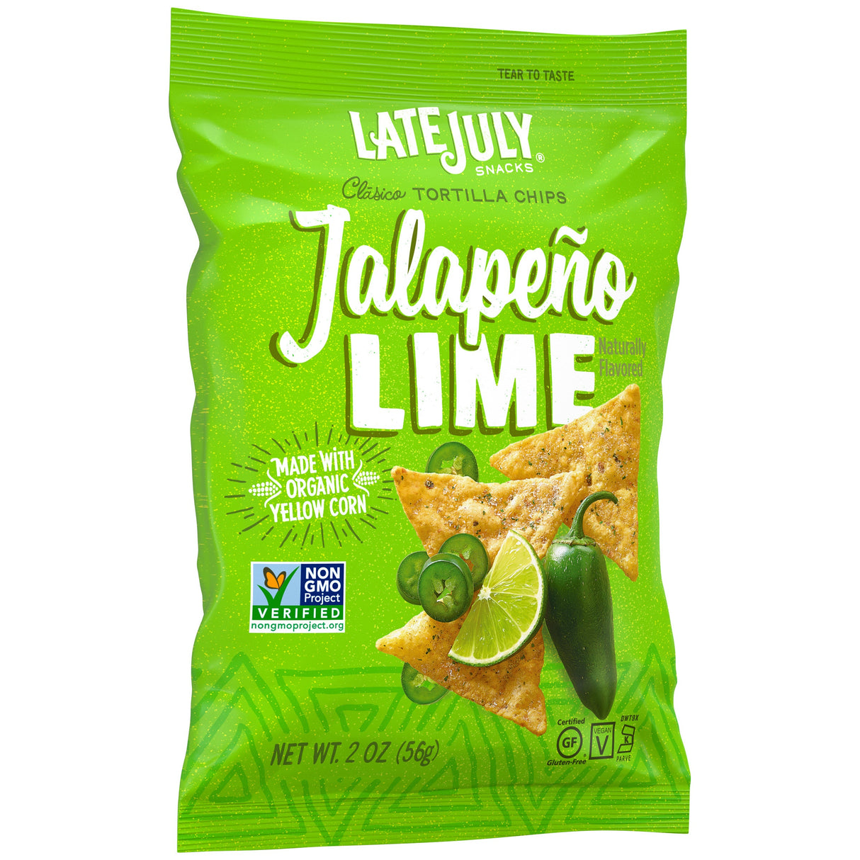 Chips, Tortilla, Jalapeno Lime, Single-Serve,6 - 2 OUNCE