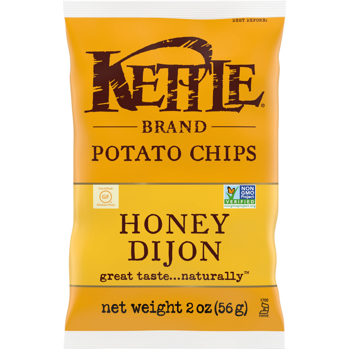 Chips, Potato, Honey Dijon, Kettle Cooked, Single-Serve,6 - 2 OUNCE