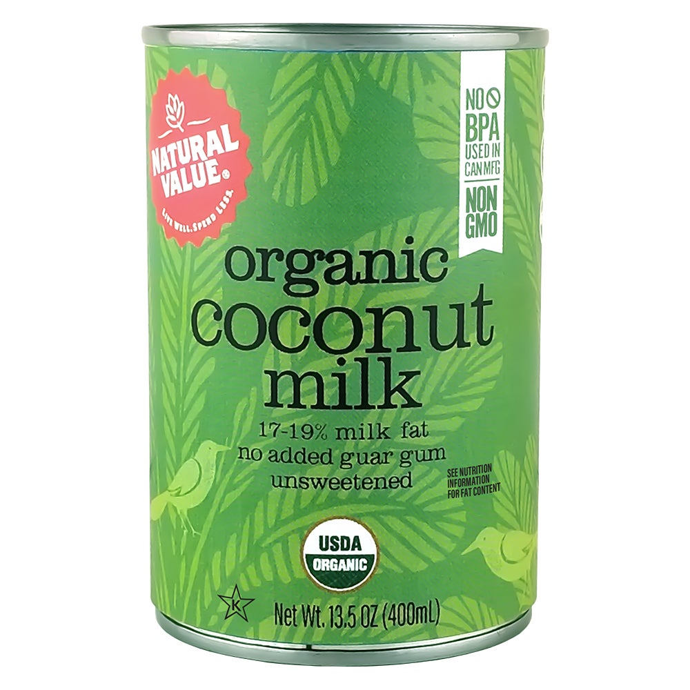 Milk, Coconut, Unsweetened, Shelf-Stable,12 - 13.5 OUNCE