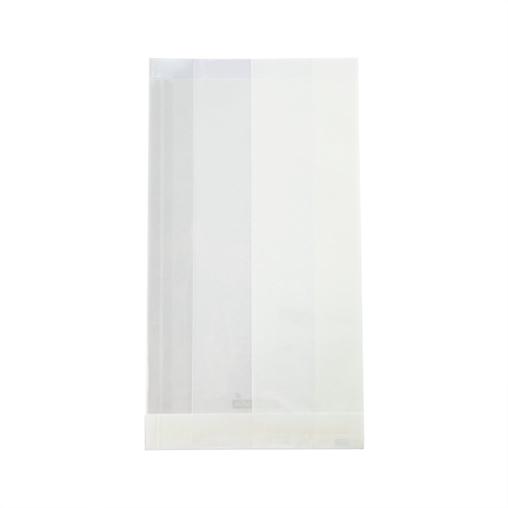 Bags, Bread, 6 x 2.5 x 10 Inch, Paper, White, with Window, Medium,1 - 100 COUNT