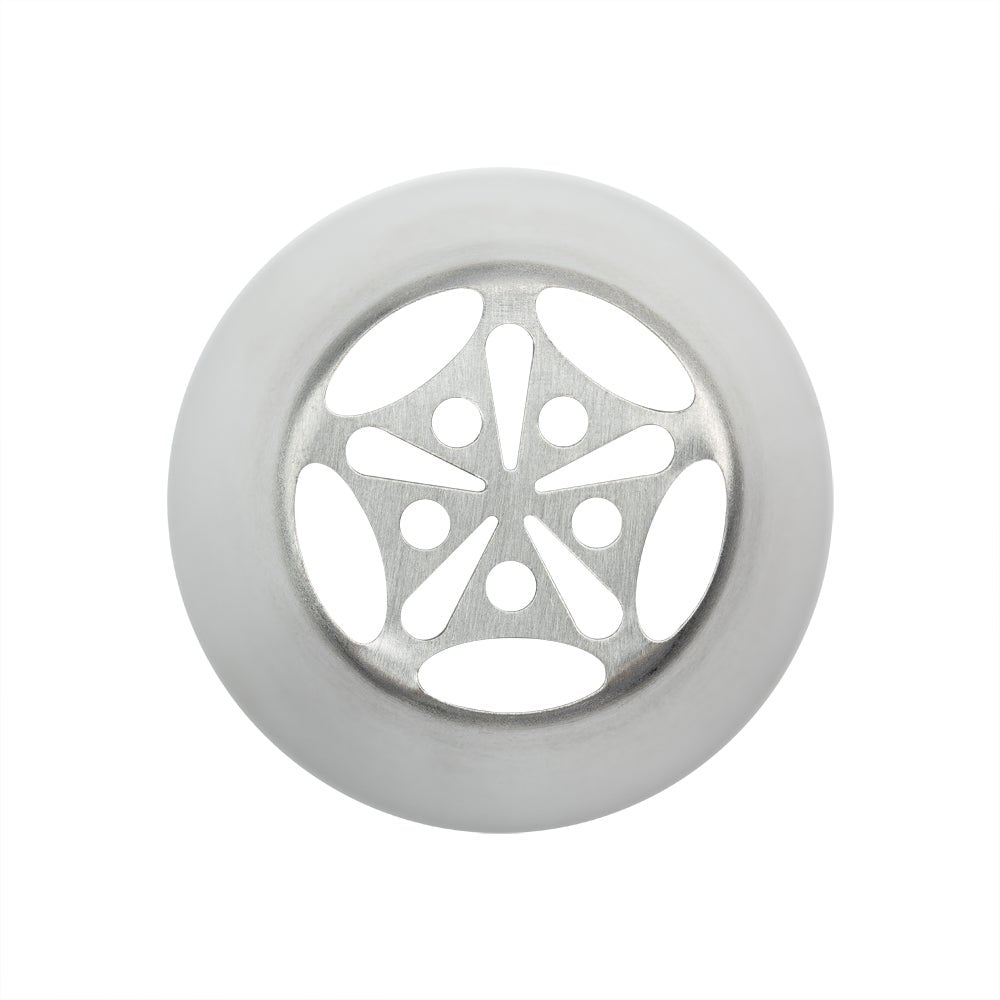 Piping Tip, Russian, Stainless Steel, #55, 1.5 x 1.5 x 1.75 Inch,1 - 1 EACH