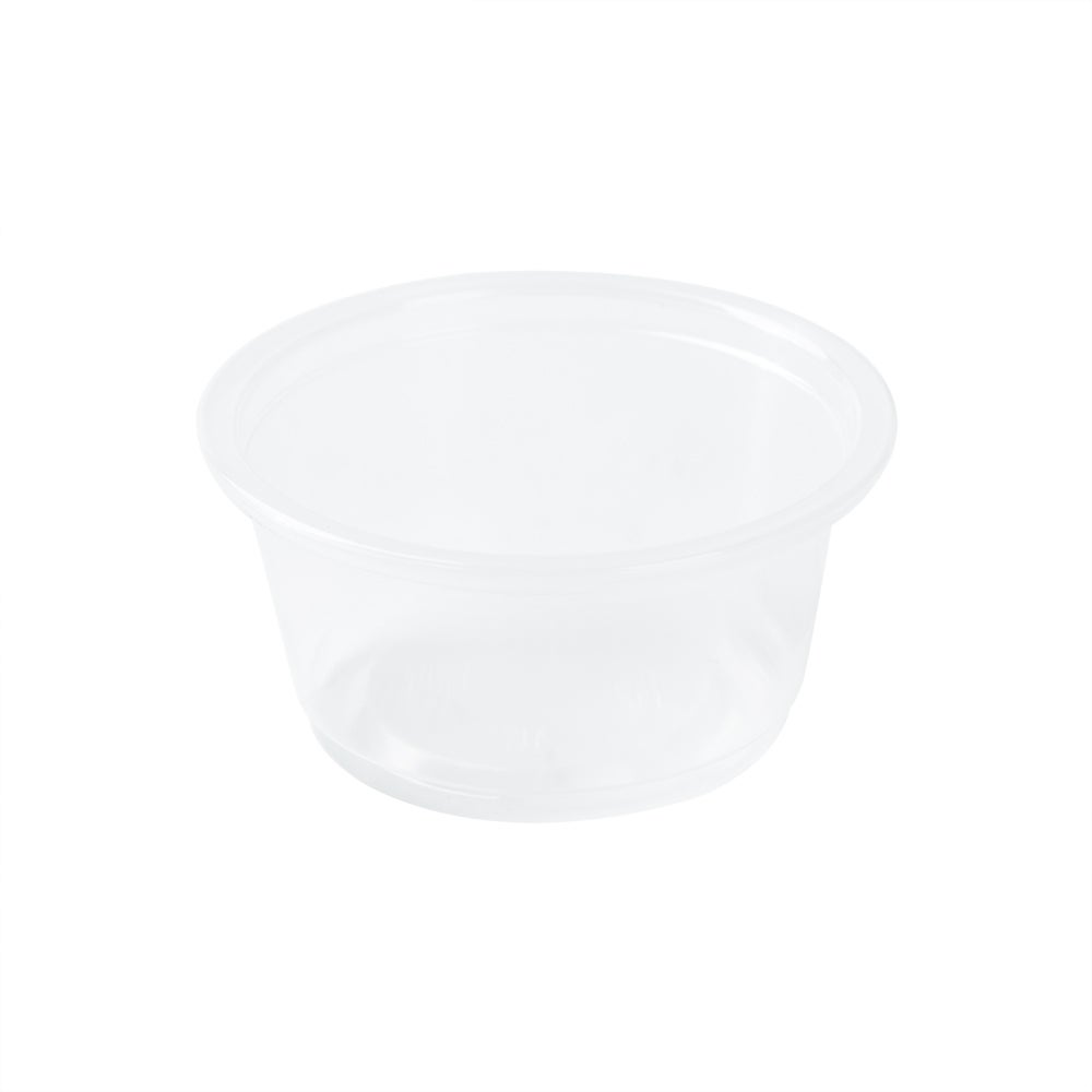 Cups, Portion, 3.3 Ounce, Plastic, Clear, Round,1 - 2000 COUNT