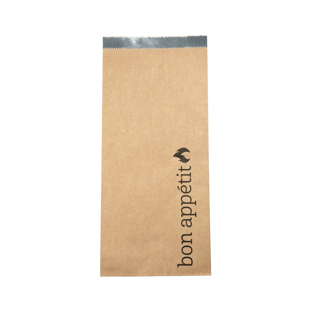 Bags, 5.5 x 3.25 x 12 Inch, Foil Paper, Kraft, Printed,1 - 100 COUNT