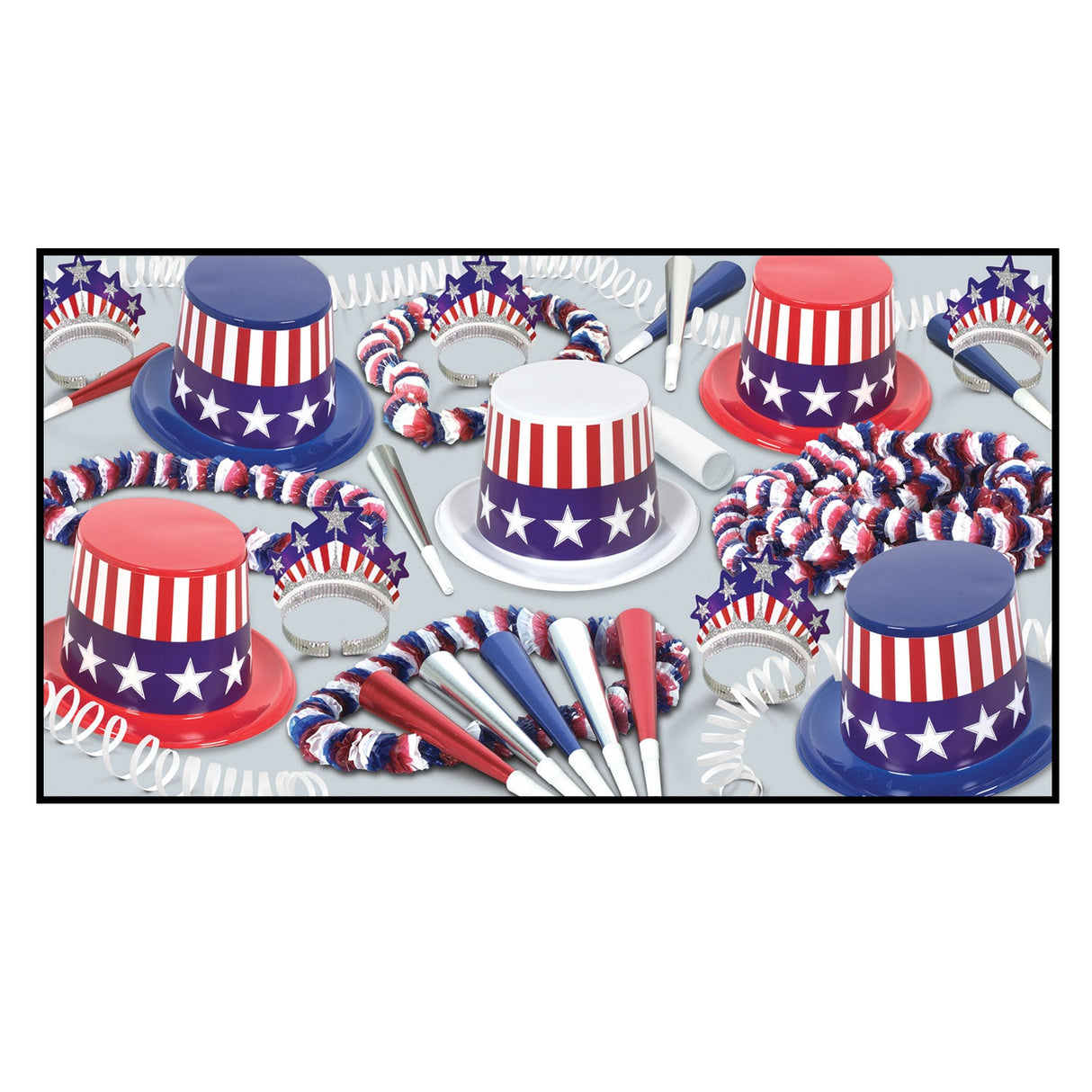 Party Kit, Spirit of America, for 50 People,1 - 1 EACH