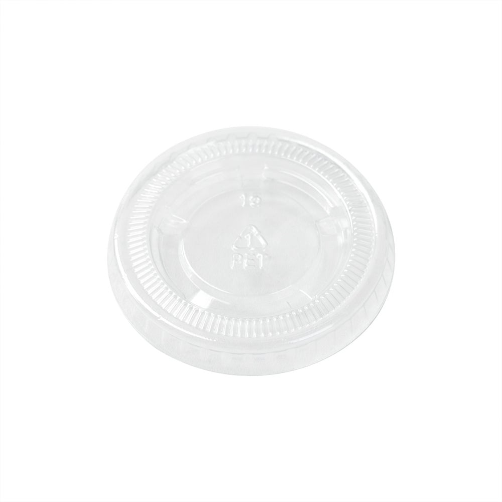 Lids, Flat, Plastic, Clear, for .8 & 1 Ounce Portion Cups,1 - 2000 COUNT