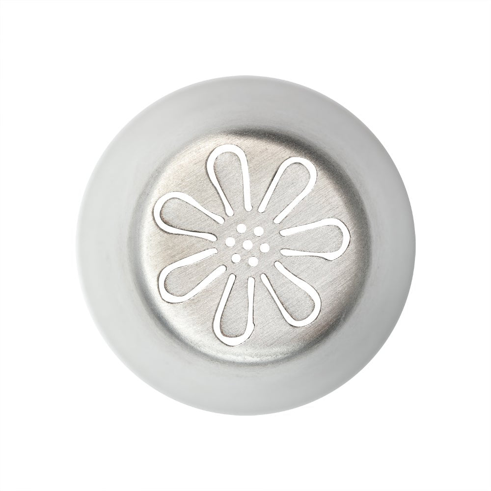 Piping Tip, Russian, Stainless Steel, #2, 1.5 x 1.5 x 1.75 Inch,1 - 1 EACH