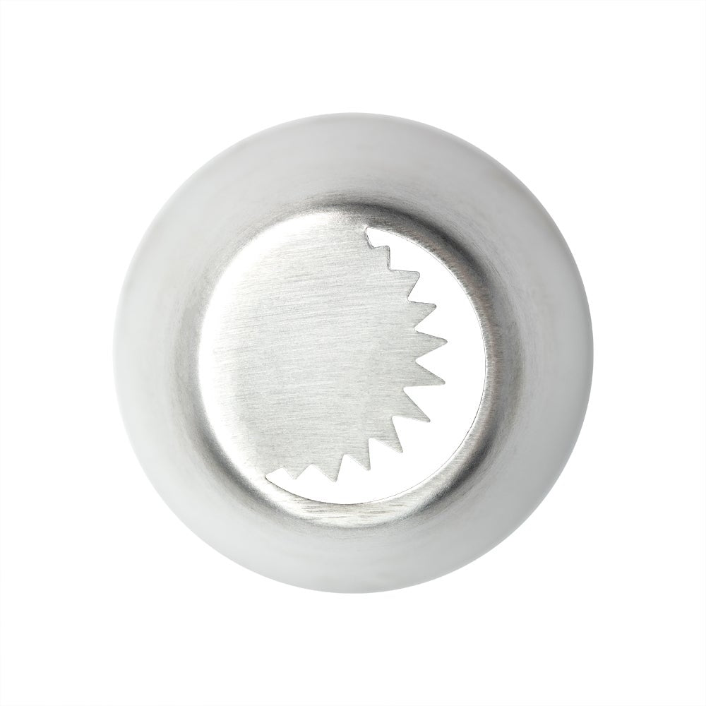 Piping Tip, Russian, Stainless Steel, #46, 1.5 x 1.5 x 1.75 Inch,1 - 1 EACH