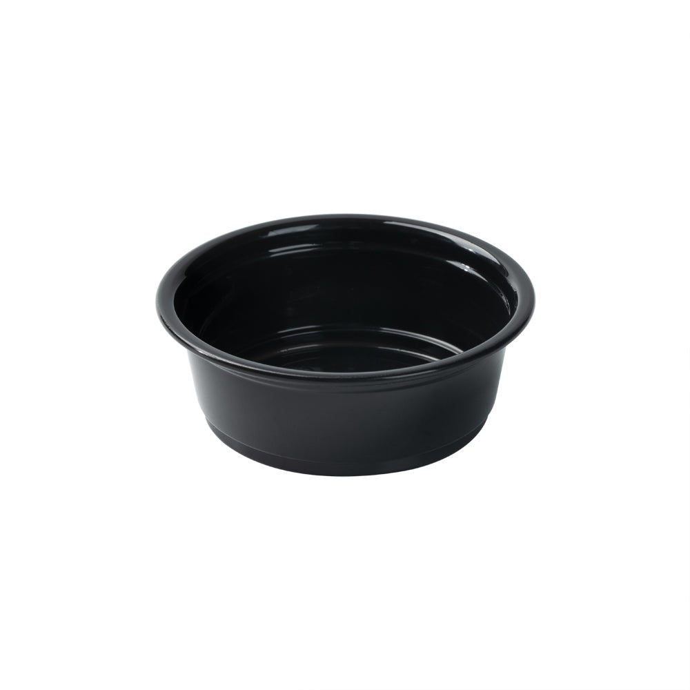 Cups, Portion, 1.5 Ounce, Plastic, Black, Round,1 - 2000 COUNT