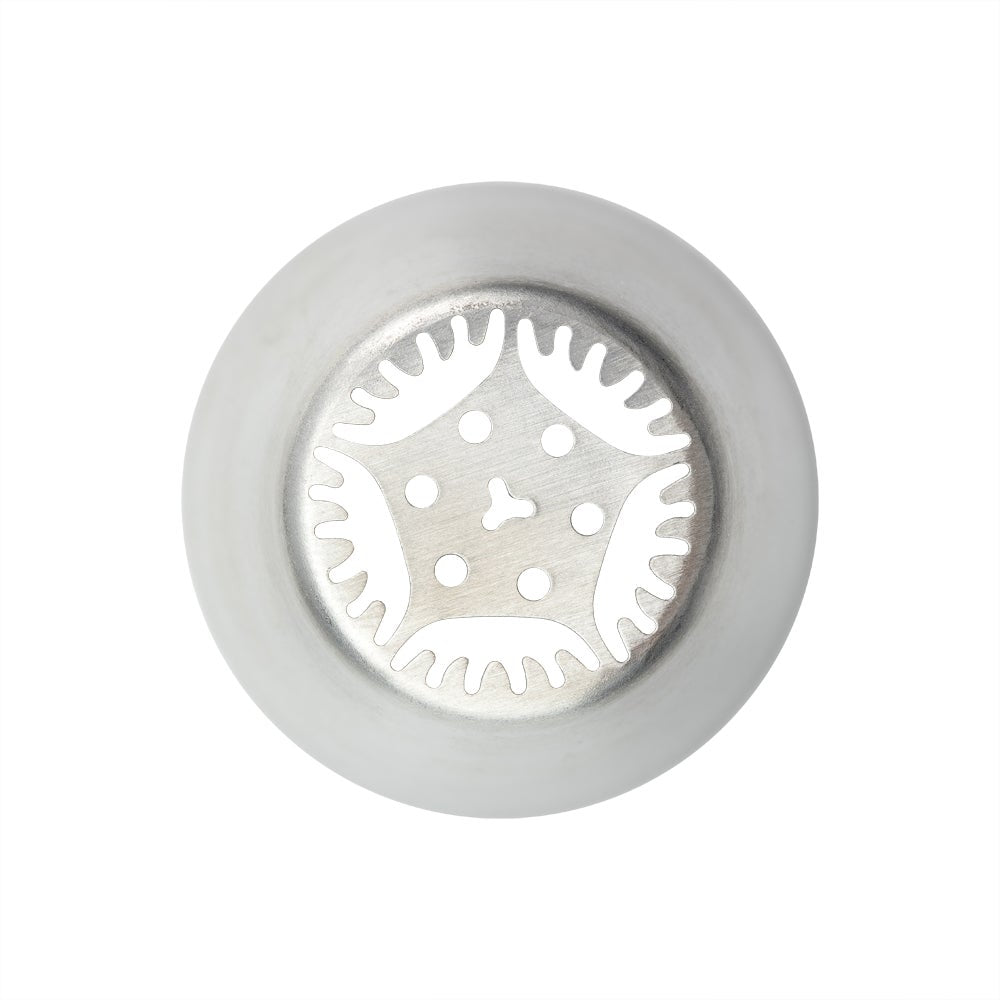 Piping Tip, Russian, Stainless Steel, #53, 1.5 x 1.5 x 1.75 Inch,1 - 1 EACH