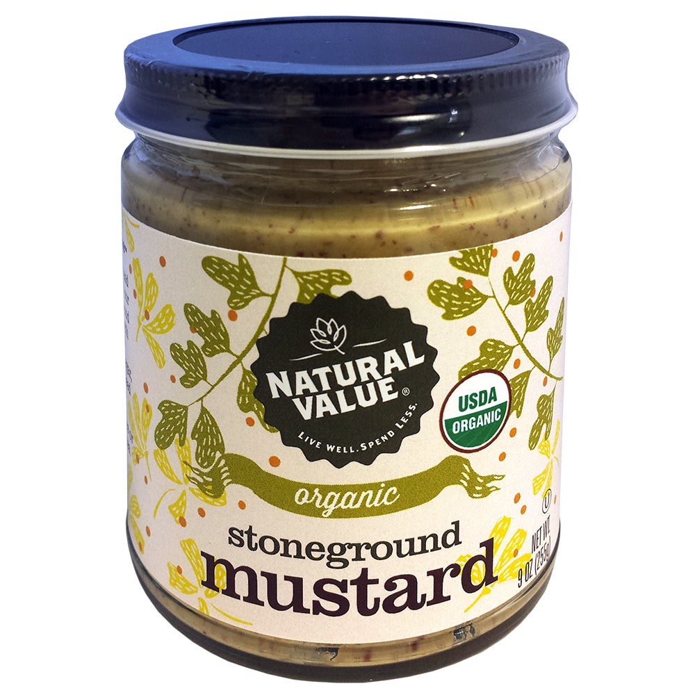 Mustard, Stoneground,12 - 9 OUNCE