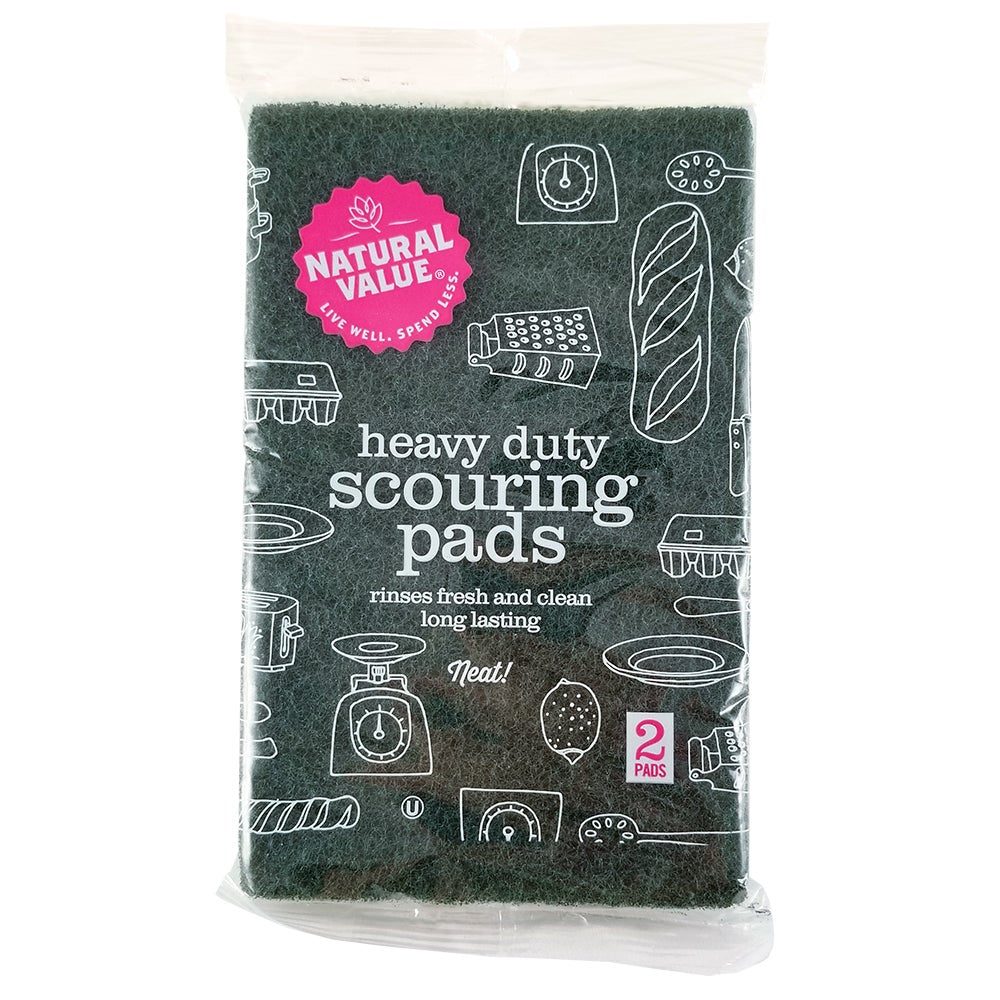 Pads, Scouring, Heavy-Duty,24 - 2 COUNT