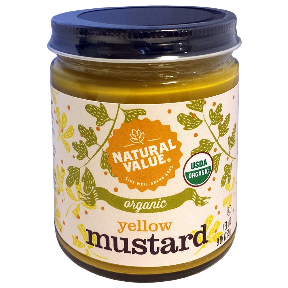 Mustard, Yellow,12 - 9 OUNCE