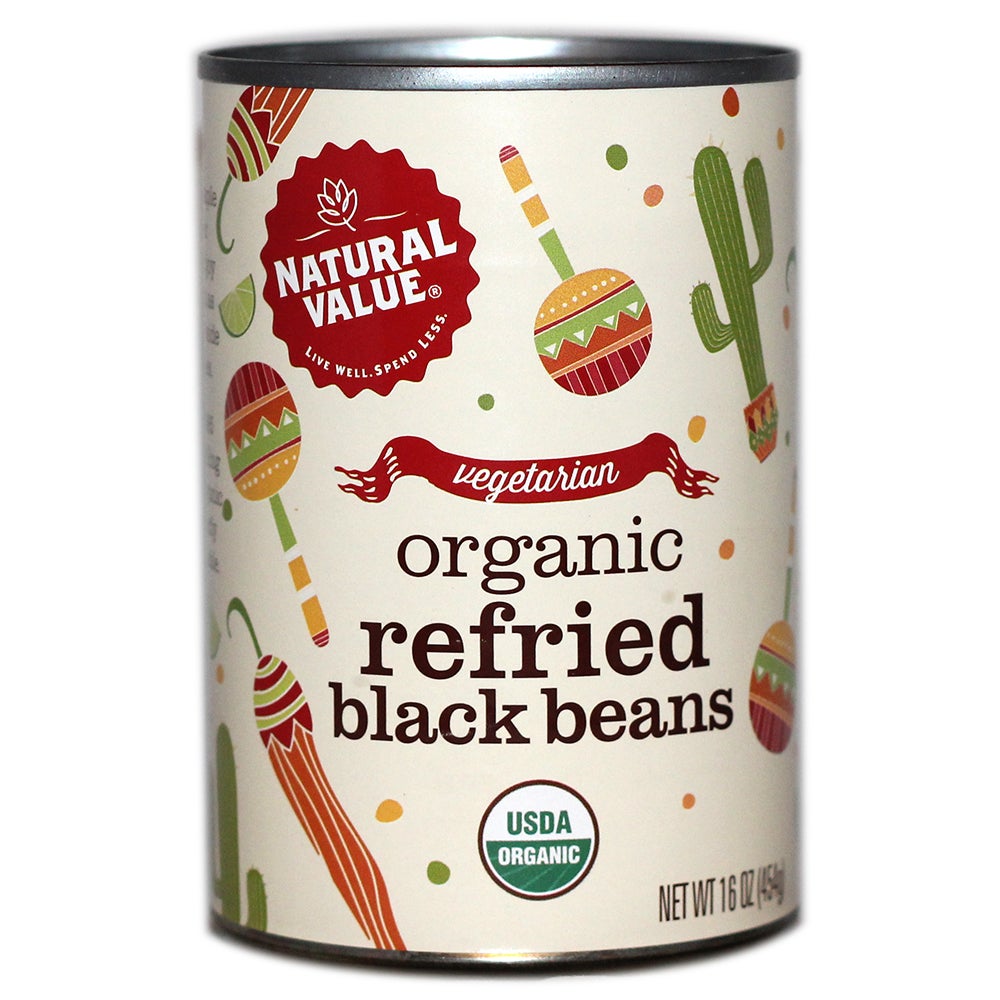 Refried Beans, Black,12 - 16 OUNCE