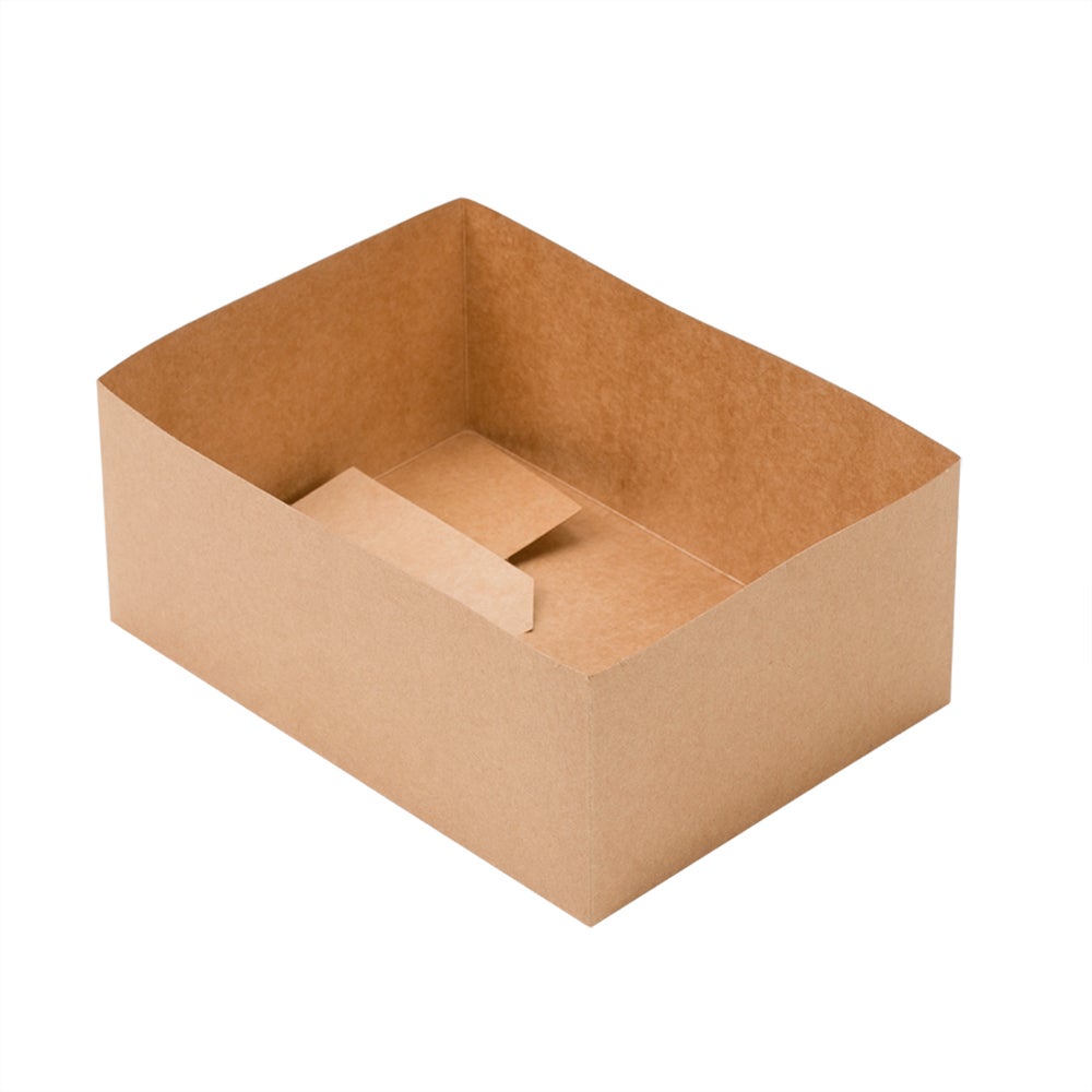 Trays, Sandwich & Burger, 8.5 x 6 x 3.5 Inch, Paper, Kraft, Rectangular,1 - 100 COUNT