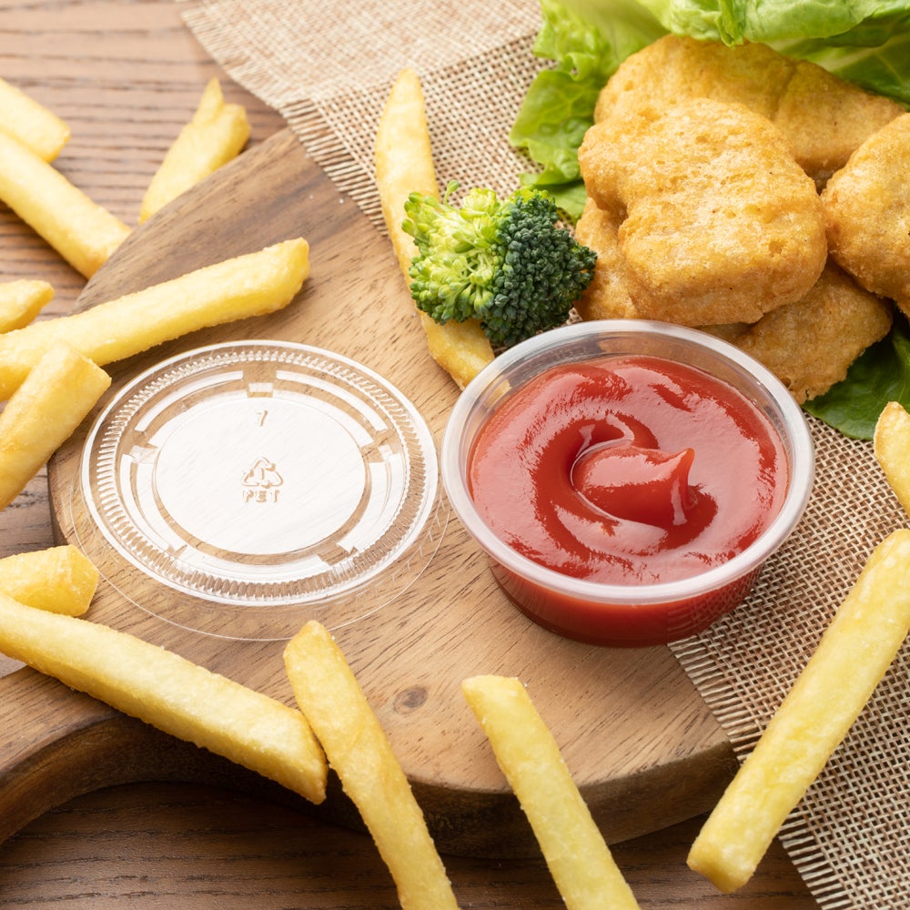 Cups, Portion, 1.5 Ounce, Plastic, Clear, Round,1 - 2000 COUNT