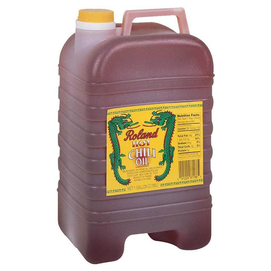 Oil, Hot Chili, Plastic Bottle,4 - 1 GALLON