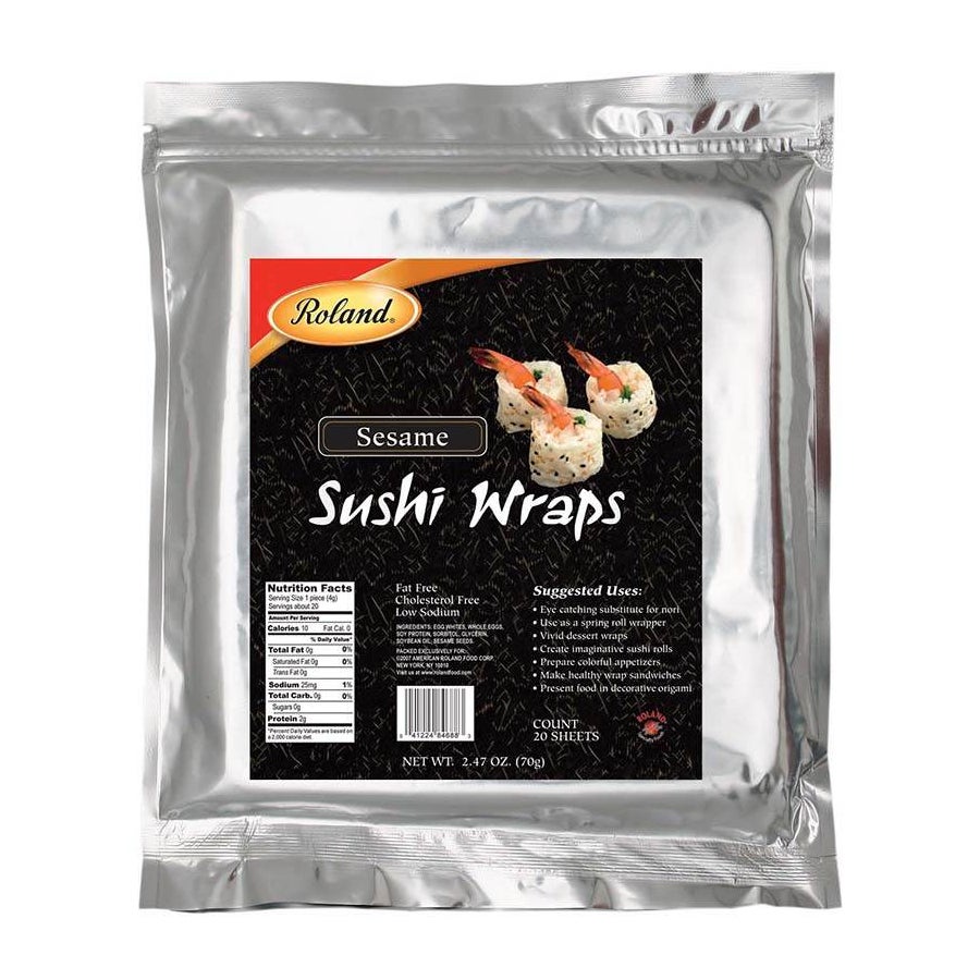 Wraps, Sesame, for Sushi, 4 Gram,6 - 2.47 OUNCE