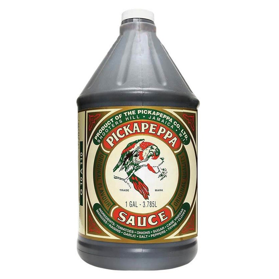 Sauce, Pickapeppa, Jamaica,4 - 1 GALLON