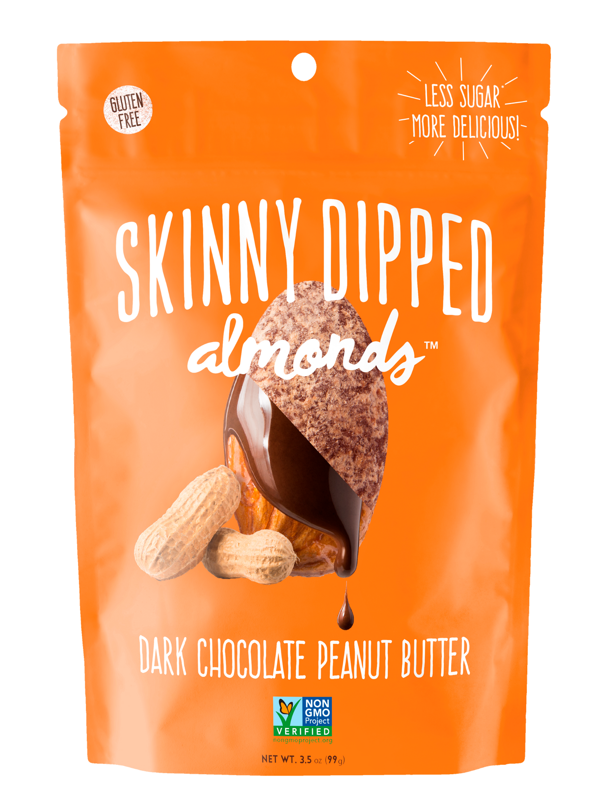 Almonds, Skinny Dipped, Dark Chocolate Peanut Butter,10 - 3.5 OUNCE