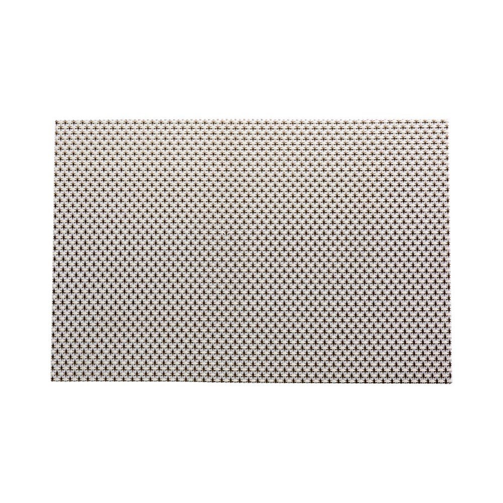 Placemats, 12 x 16 Inch, Amalfi Basketweave, Limestone, Woven Vinyl,1 - 6 COUNT