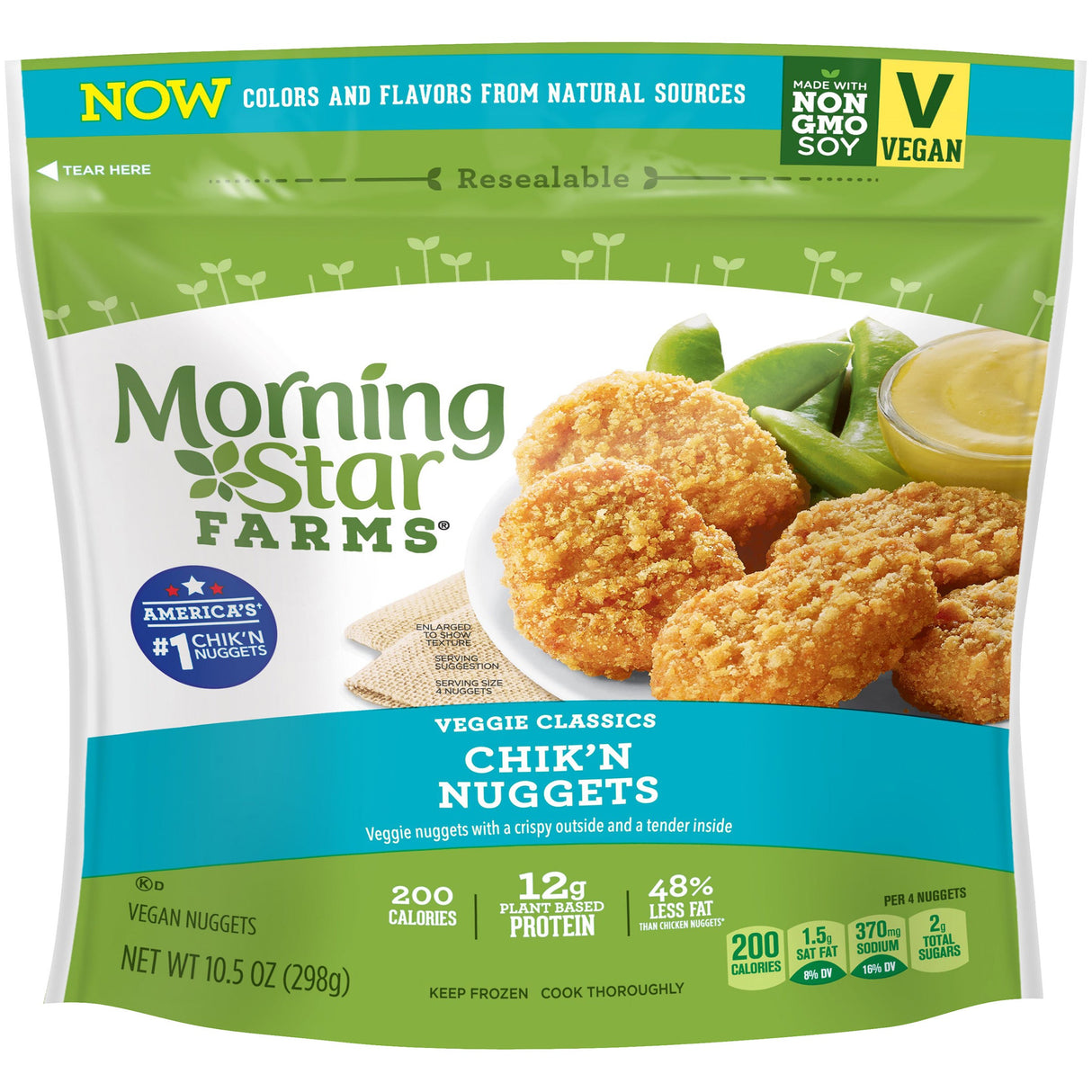 Chicken Nuggets, Plant-Based,6 - 10.5 OUNCE