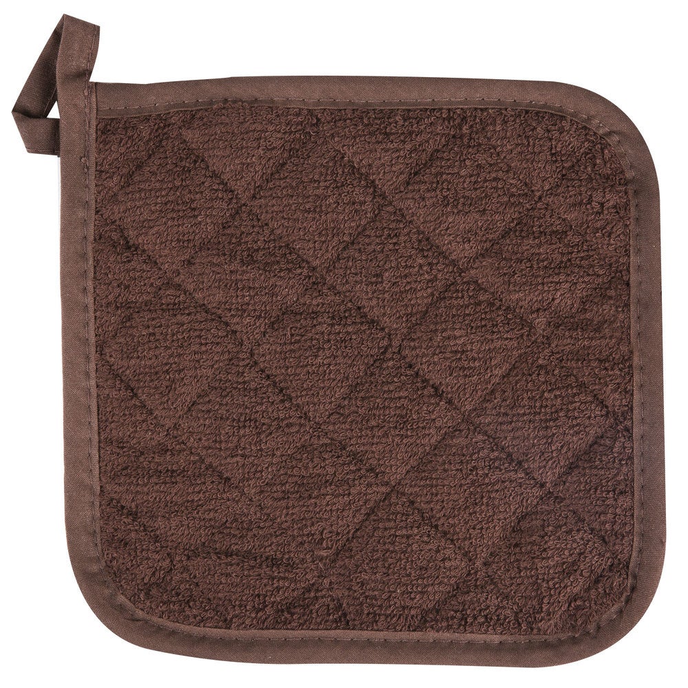 Grabber, Pan, 8 Inch, Square, Terrycloth, Brown,1 - 1 EACH