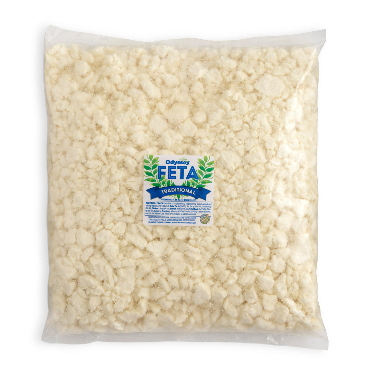 Cheese, Feta, Crumbles,4 - 5 POUND