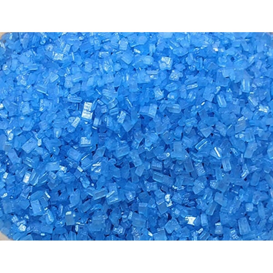 Sugar, Decorating, Large Crystal, Blue Shine,1 - 5 POUND
