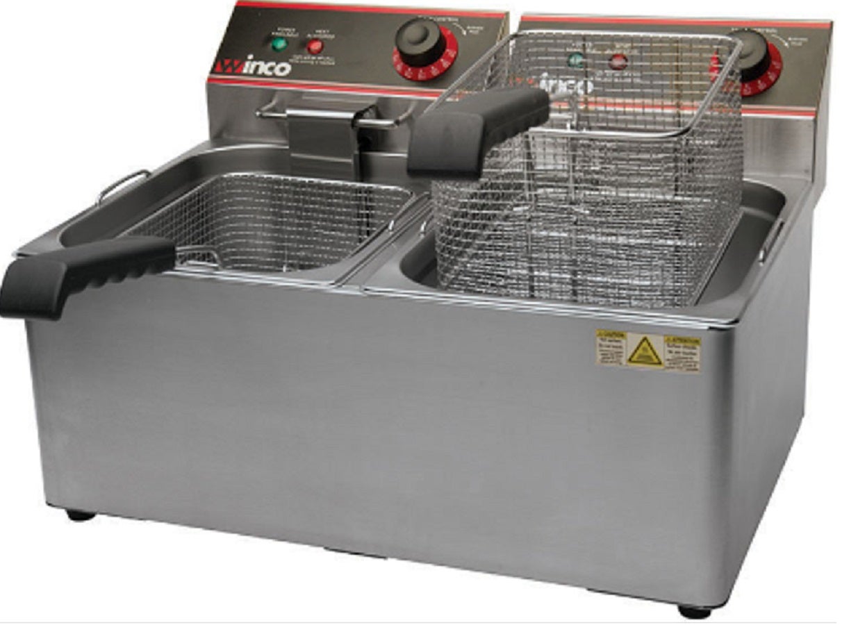 Fryer, Electric, Twin Well, 32 Ounce Capacity,1 - 1 EACH