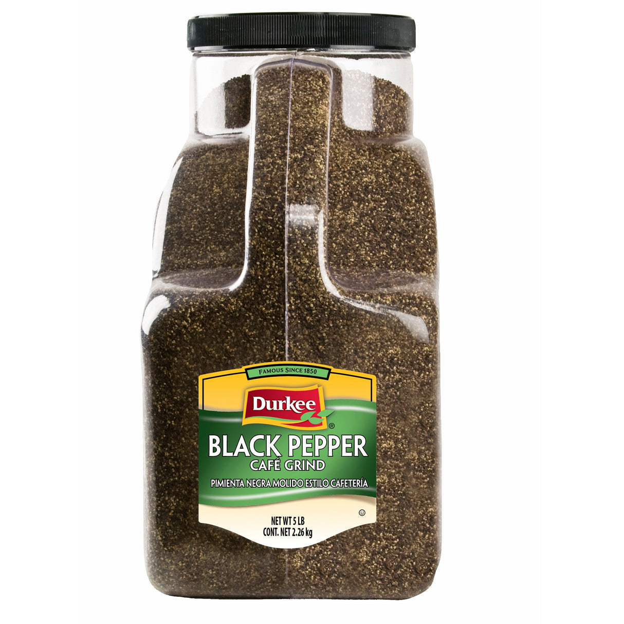 Pepper, Black, Cafe Grind, Shaker,1 - 5 POUND
