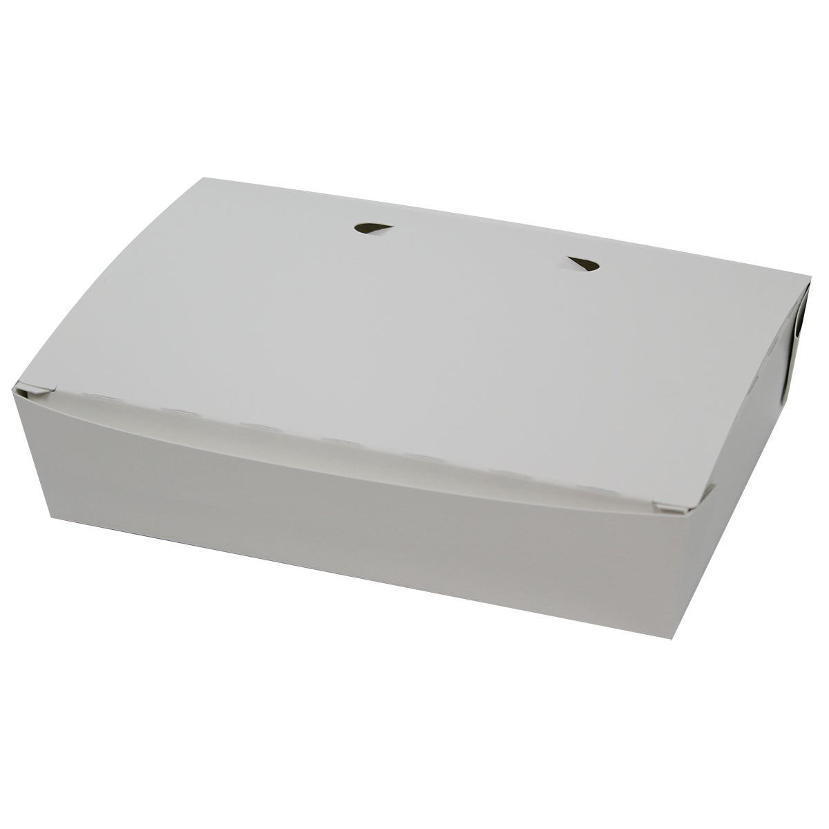 Containers, Food, #2, Paper, White, with Hinged Lid,4 - 40 COUNT