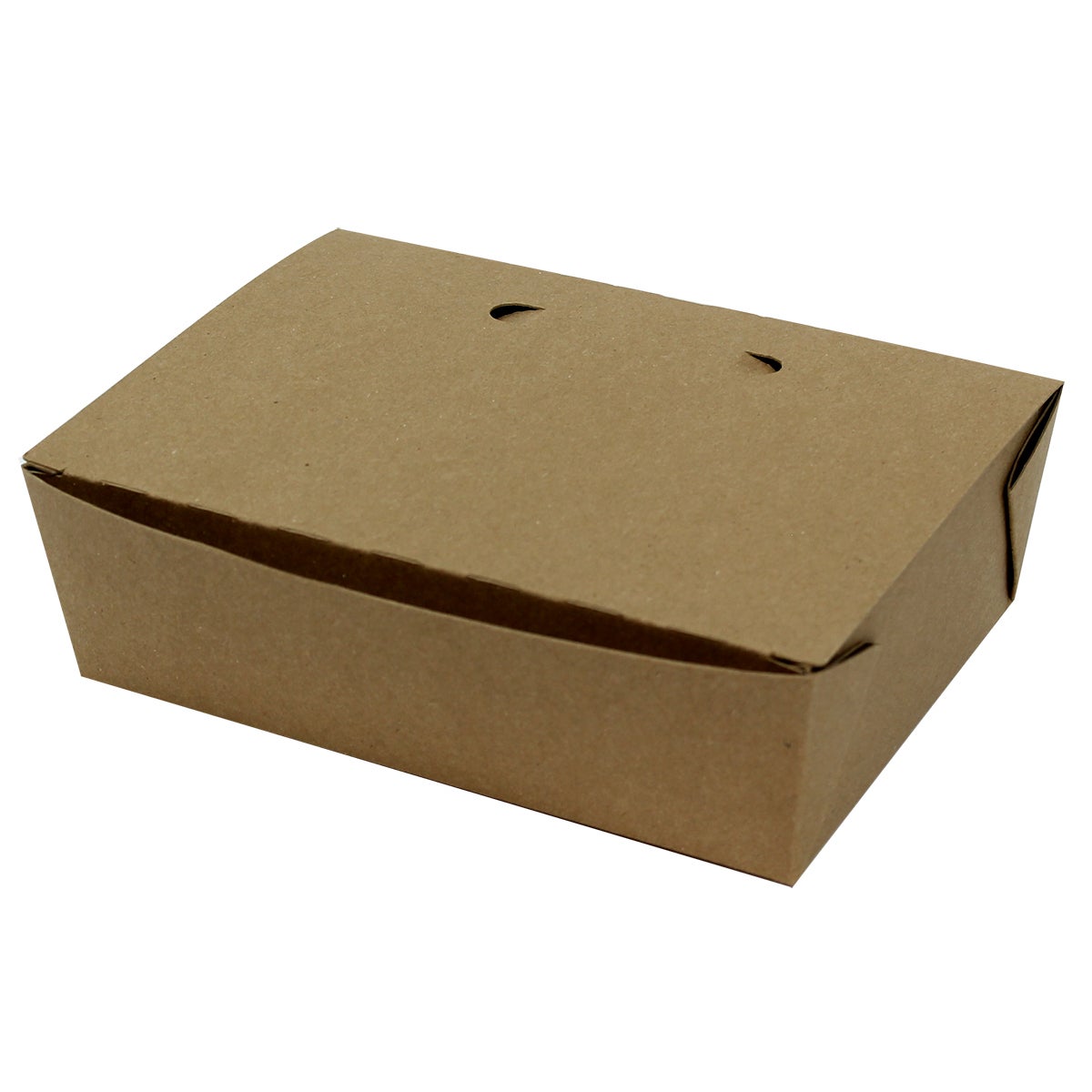 Containers, Food, #3, Paper, Kraft, with Hinged Lid,4 - 40 COUNT