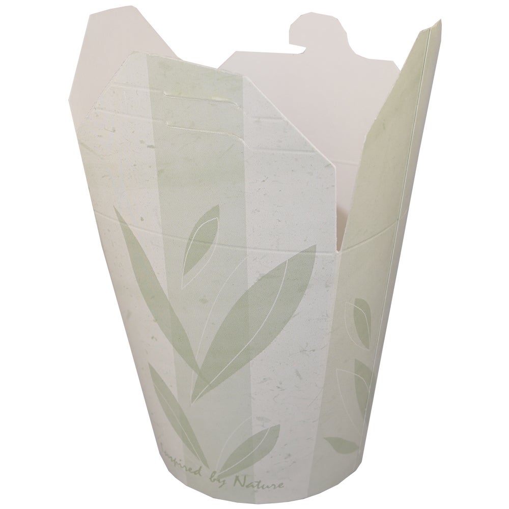 Containers, Food, #32, Paper, Nature Design, Round Bottom,20 - 25 COUNT