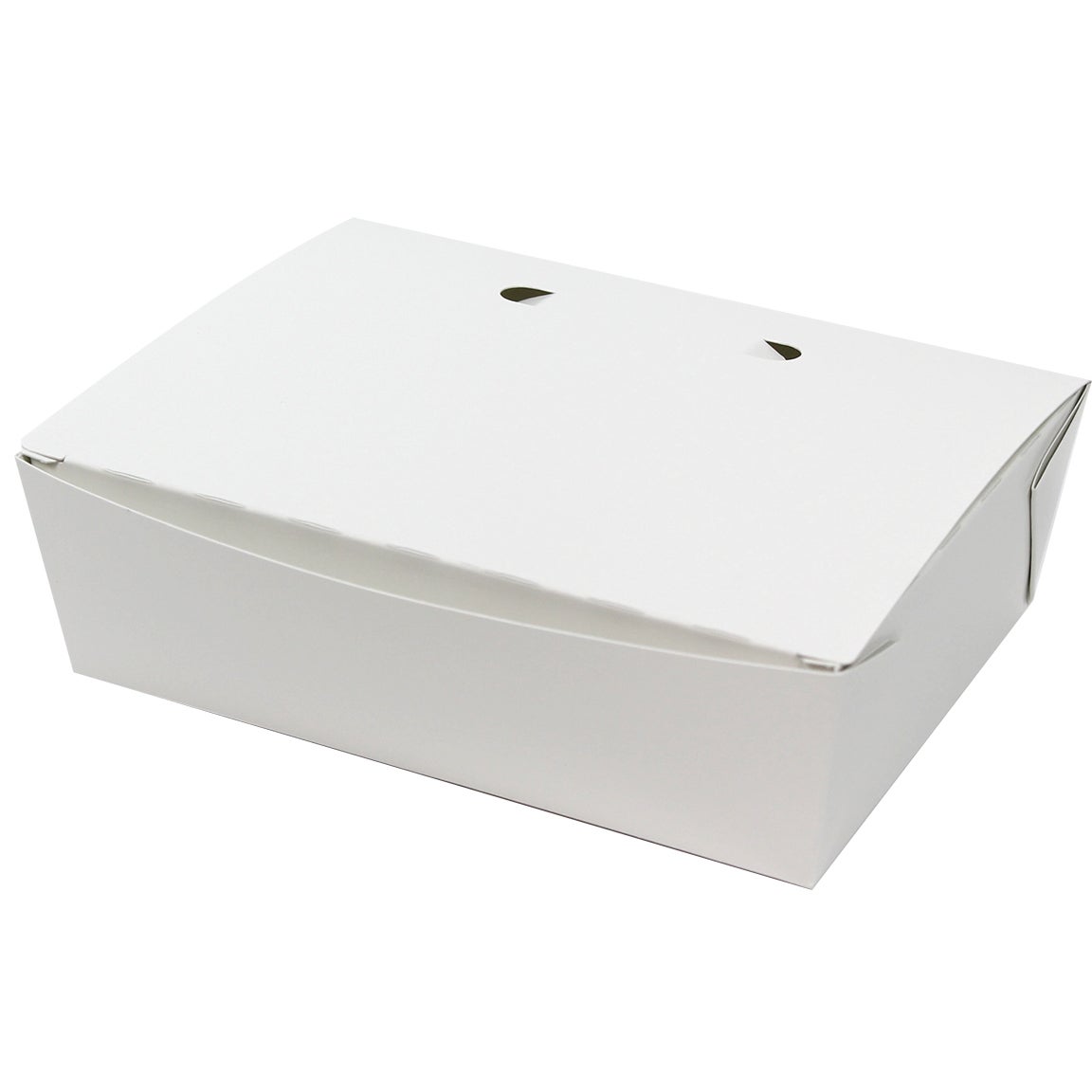 Containers, Food, #3, Paper, White, with Hinged Lid,4 - 40 COUNT