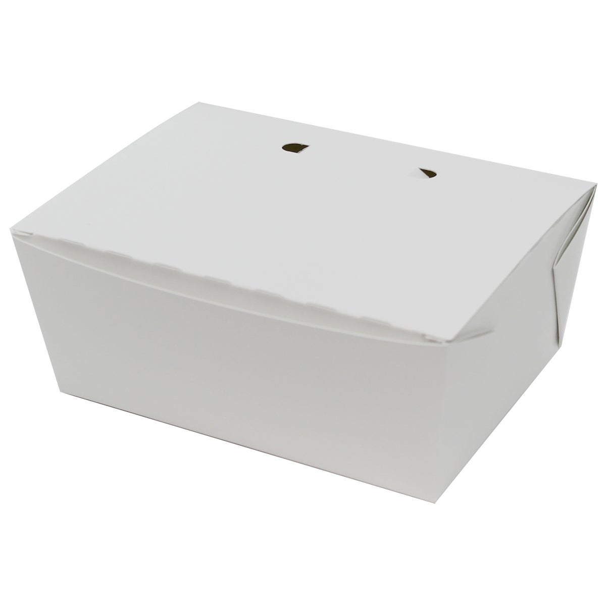 Containers, Food, #4, Paper, White, with Hinged Lid,4 - 35 COUNT