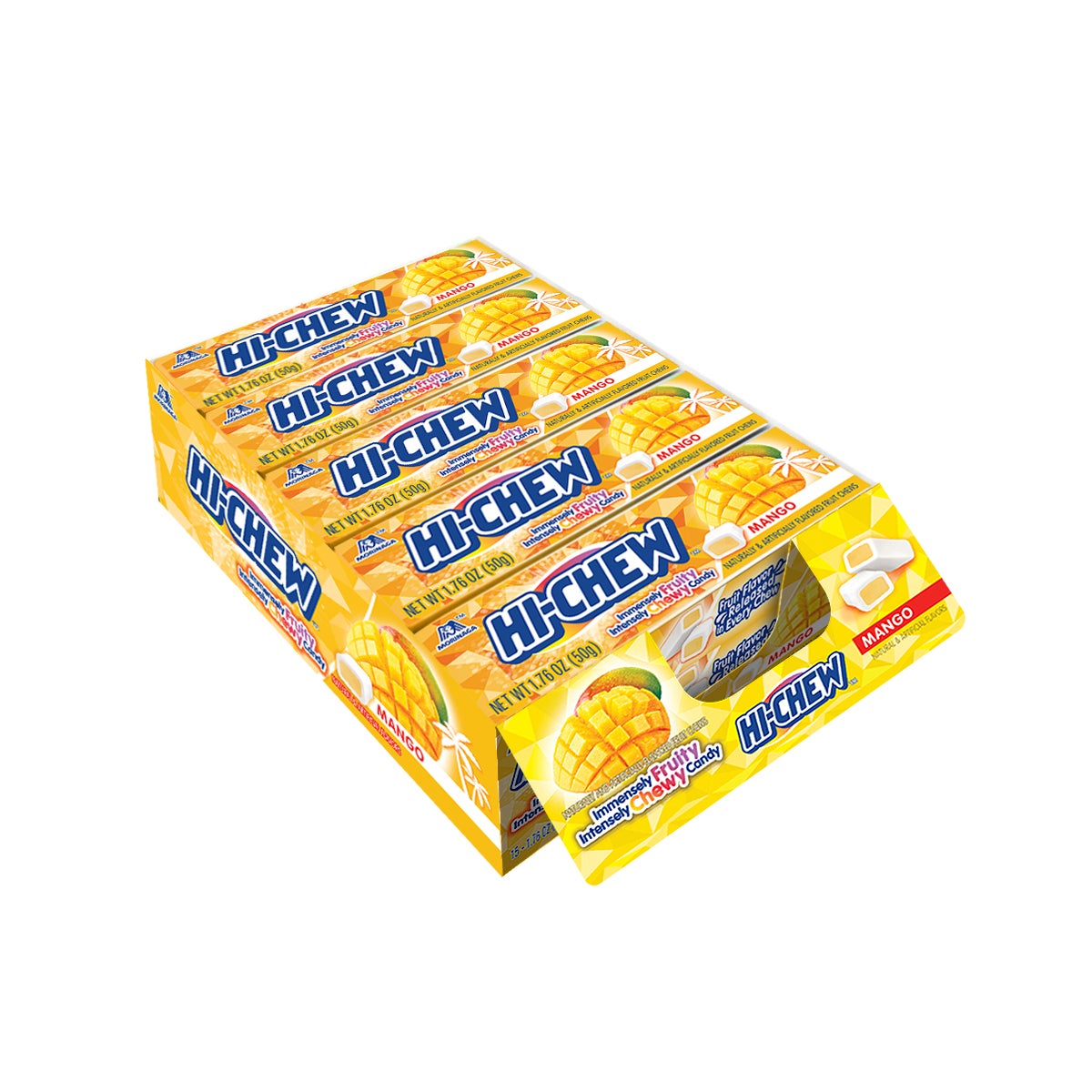 Candy, Chewing, Mango Flavored, 1.76 Ounce,12 - 15 COUNT