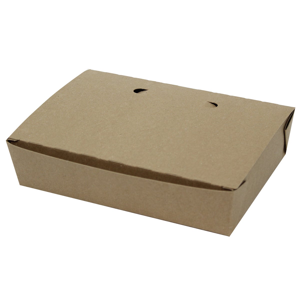 Containers, Food, #2, Paper, Kraft, with Hinged Lid,4 - 40 COUNT