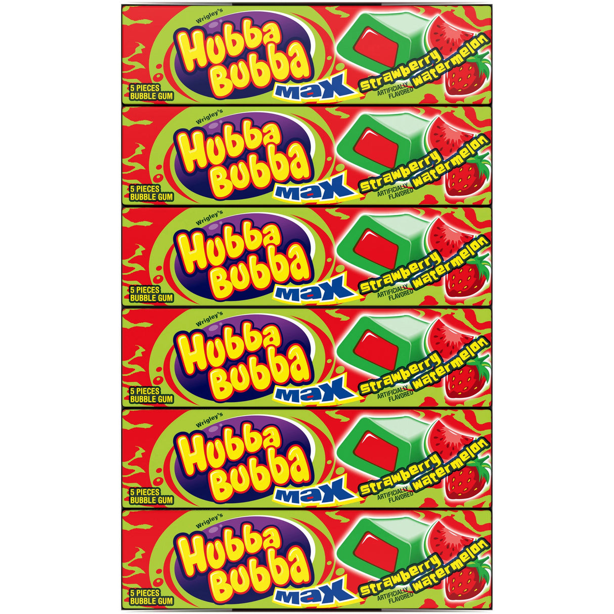 Gum, Bubble, Strawberry & Watermelon,8 - 18 COUNT