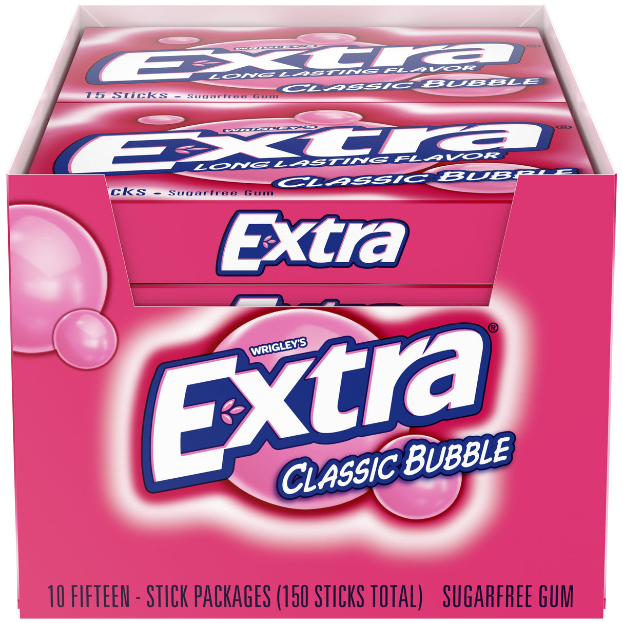Gum, Bubble, Classic,12 - 10 COUNT