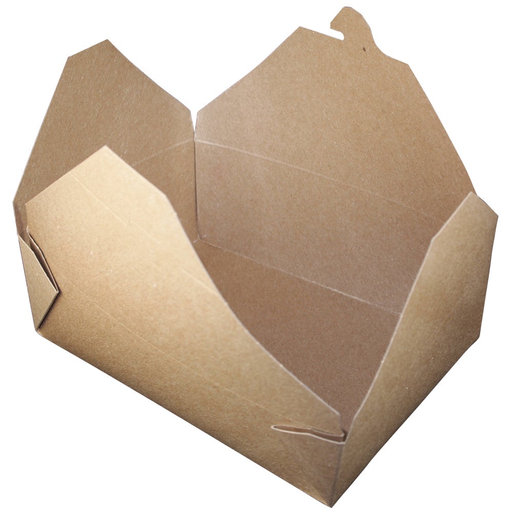 Containers, Food, #3, Paper, Kraft, Recycled & Compostable,4 - 50 COUNT