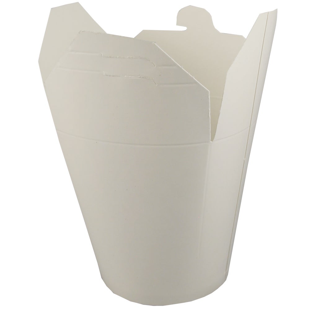 Containers, Food, #32, Paper, White, Round Bottom,20 - 25 COUNT