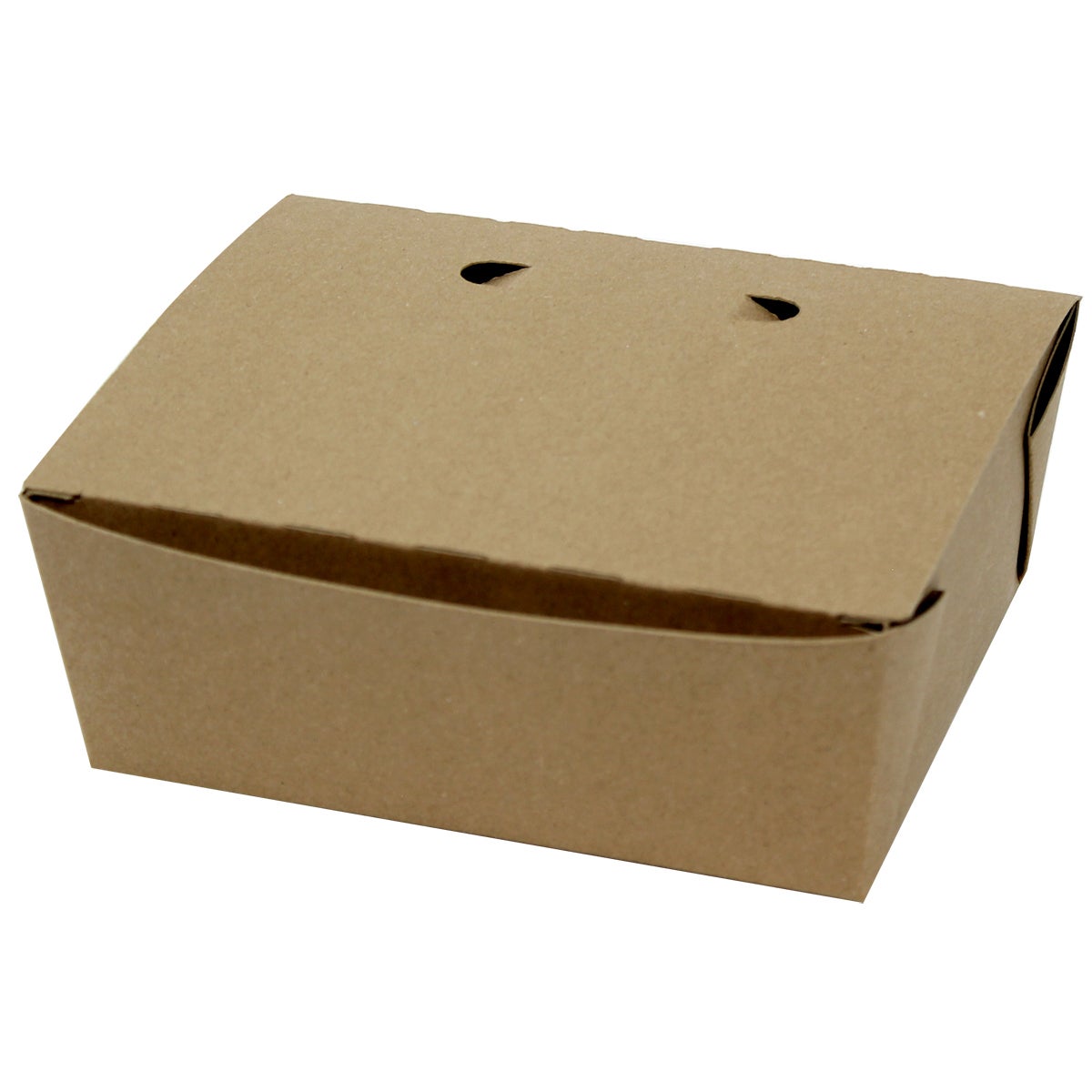 Containers, Food, #8, Paper, Kraft, with Hinged Lid,6 - 40 COUNT
