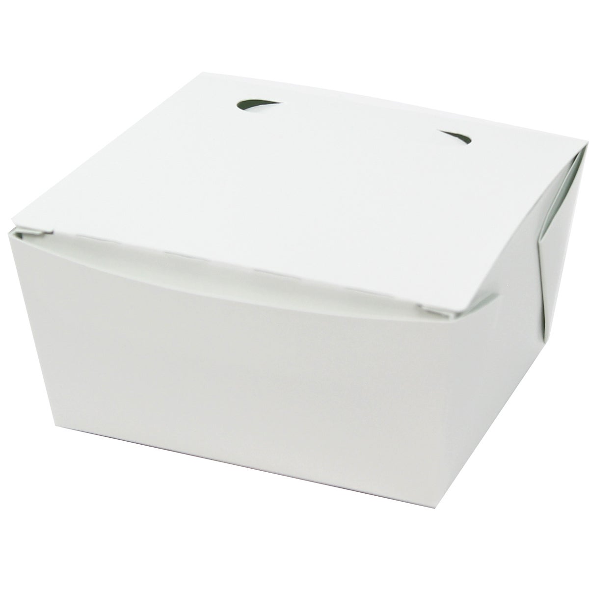 Containers, Food, #1, Paper, White, with Hinged Lid,9 - 40 COUNT