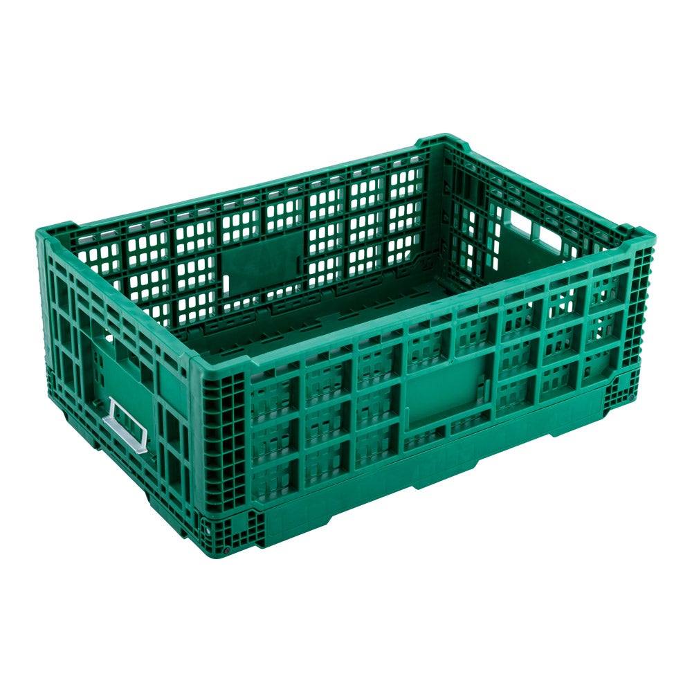 Crate, Milk, Cater Tek 36 Liter, Collapsible, Green, Rectangular, Stackable,1 - 1 EACH