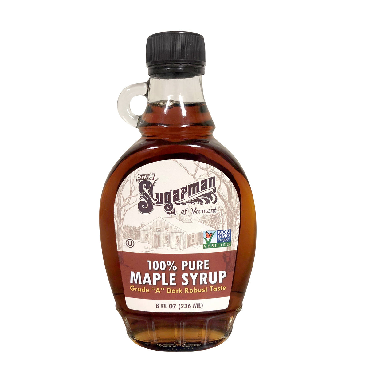 Syrup, Maple, Pure Grade A, Dark Robust, Glass,12 - 8 FLUID