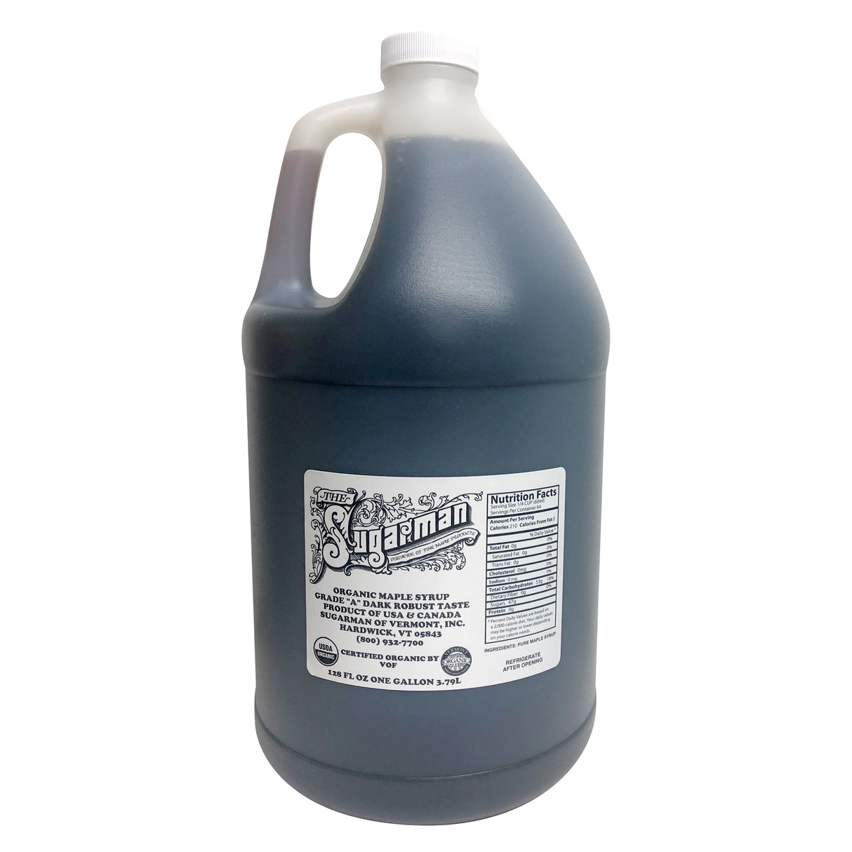 Syrup, Maple, Pure Grade A, Dark Robust,4 - 1 GALLON