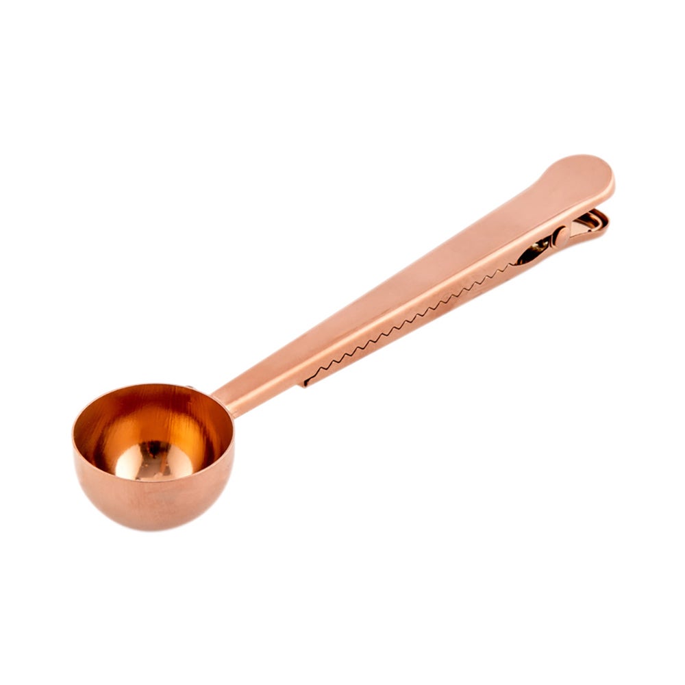Scoop, Measuring, Tablespoon, Copper, Plated Stainless Steel, with Bag Clip,1 - 1 EACH