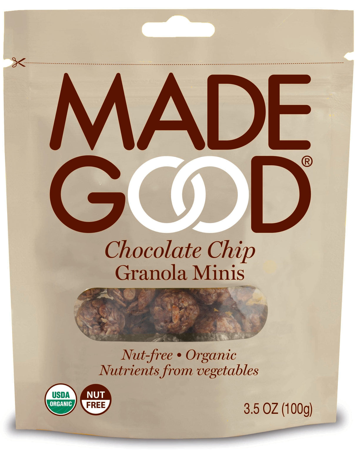 Granola Clusters, Chocolate Chip, Mini,6 - 3.5 OUNCE