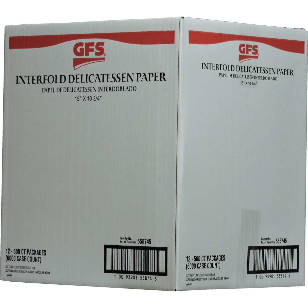 Wraps, Deli, 15 x 10.75 Inch, Dry-Waxed Paper, White, Light-Grade, Interfolded,12 - 500 COUNT