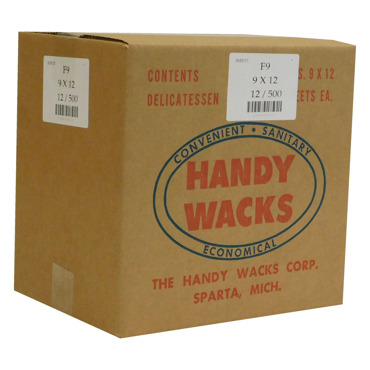 Wraps, Deli, 9 x 12 Inch,12 - 500 COUNT